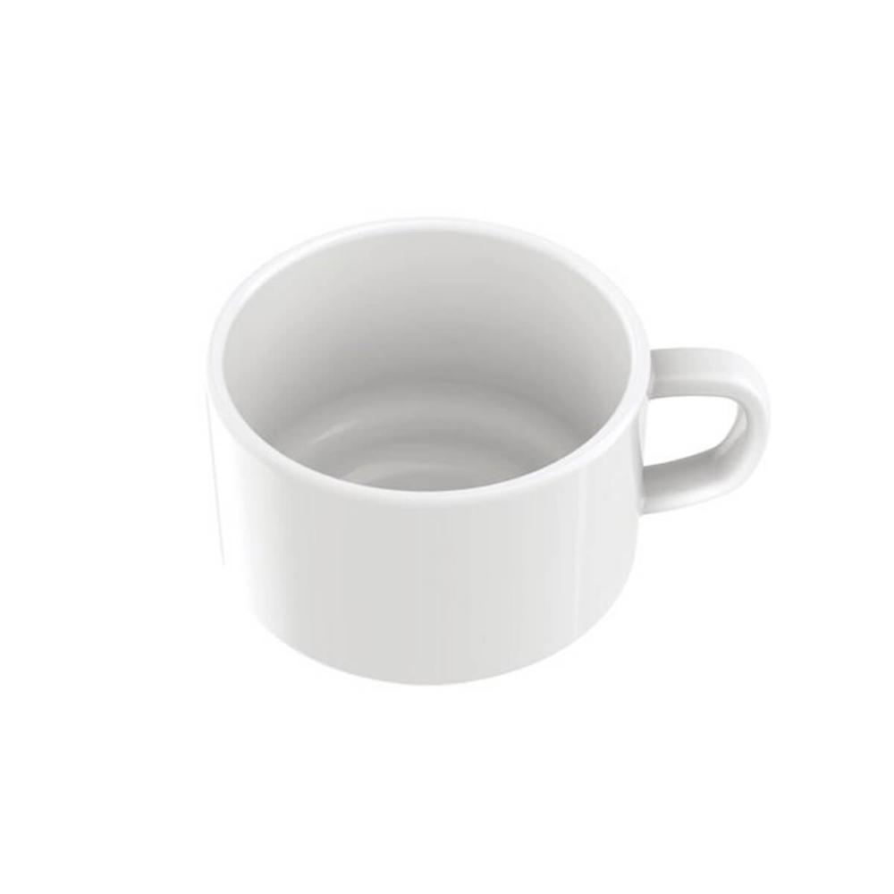 Conjunto de Xicara e Píres Porcelana 240ml Chá Paola Tramontina 2 Peças
