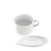 Conjunto de Xicara e Píres Porcelana 240ml Chá Paola Tramontina 2 Peças