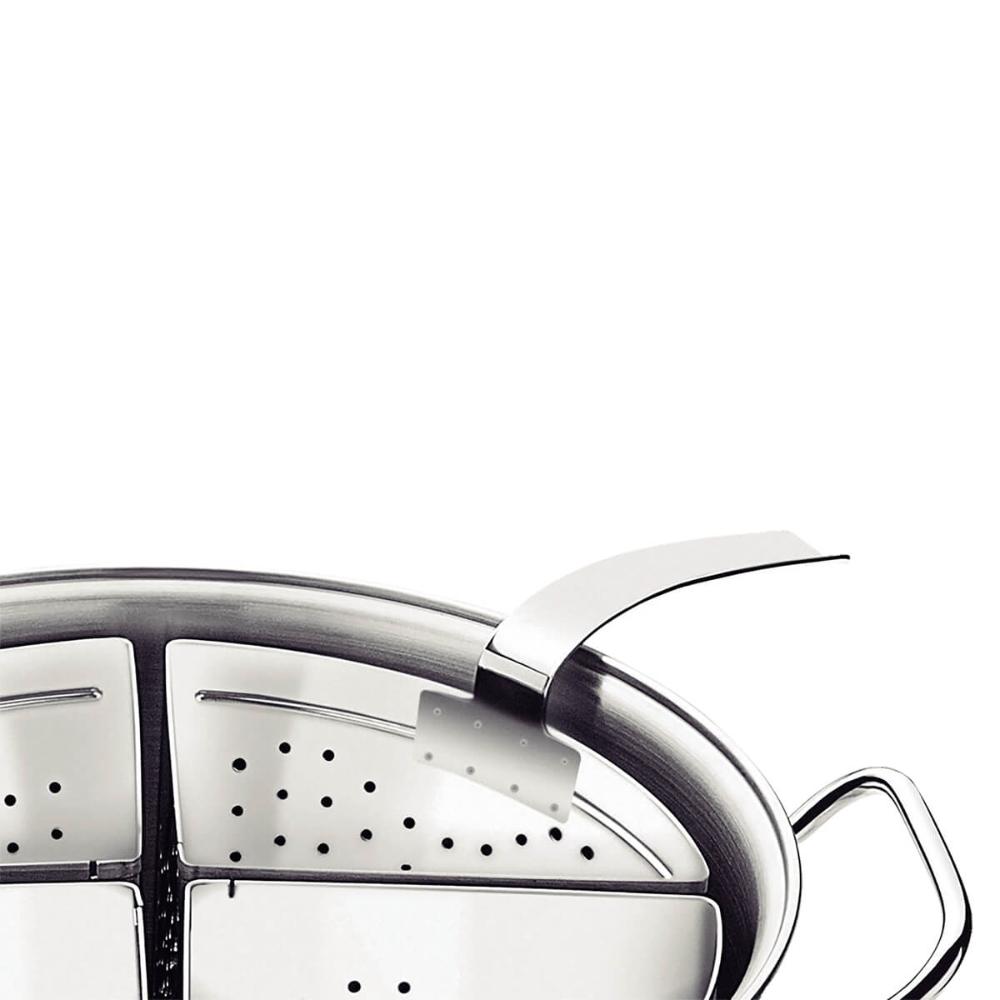 Cozi-Pasta Tramontina Professional em Aço Inox 13,5L Espagueteira 30cm com 4 Divisões