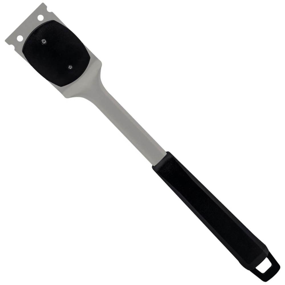 Escova de Limpar Grelha Aço Inox com Raspador Churrasqueira Tramontina Black