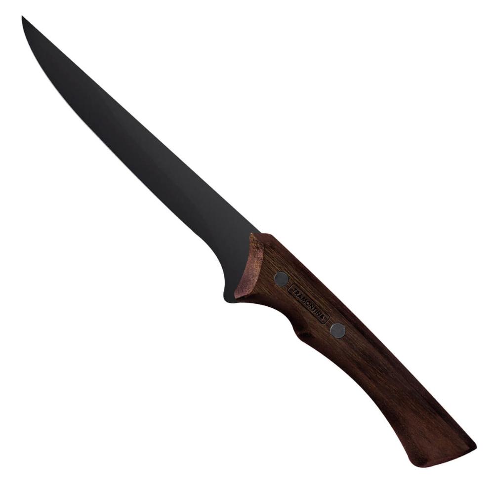 Faca de Desossar 6 Polegadas Tramontina Churrasco Black Aço