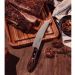 Faca para Carne Butcher 8' Tramontina em Aço Inox e Cabo em Madeira Polywood Castanho