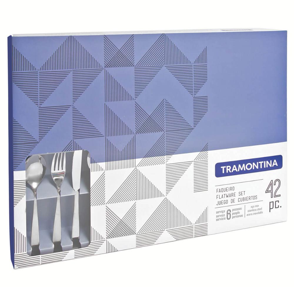 Faqueiro Tramontina Cosmos com Facas para Churrasco Conjunto