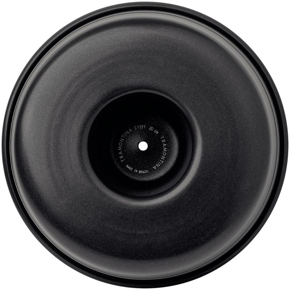 Forma de Bolo Tramontina 1,5L Assadeira Antiaderente 21cm Pudim Alumínio Starflon Premium