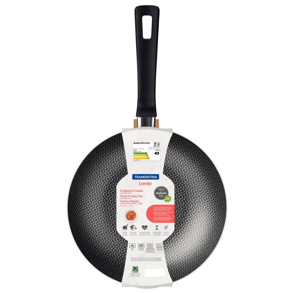 Frigideira Antiaderente Funda Tramontina Loreto Grande Verme