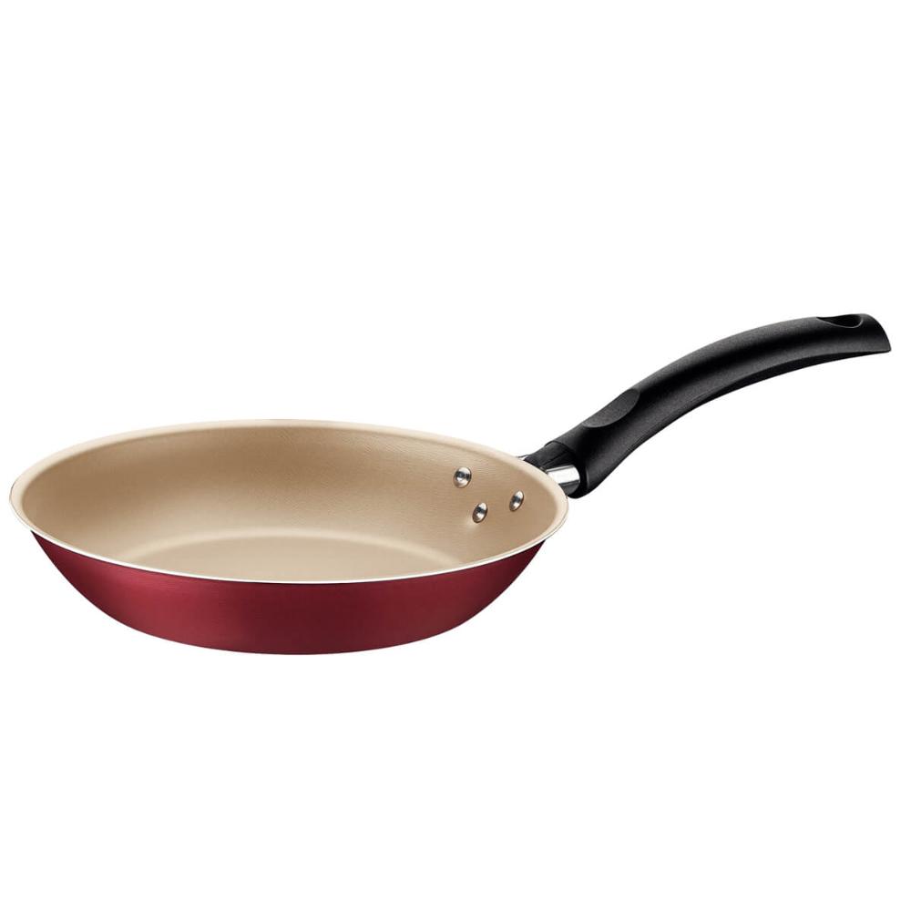 Frigideira Antiaderente Tramontina Turim 20cm Alumínio Starflon Max Vermelha 0,8L