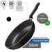 Frigideira Tramontina Loreto 2,2L Grafite Wok Funda Antiaderente Alumínio 24cm