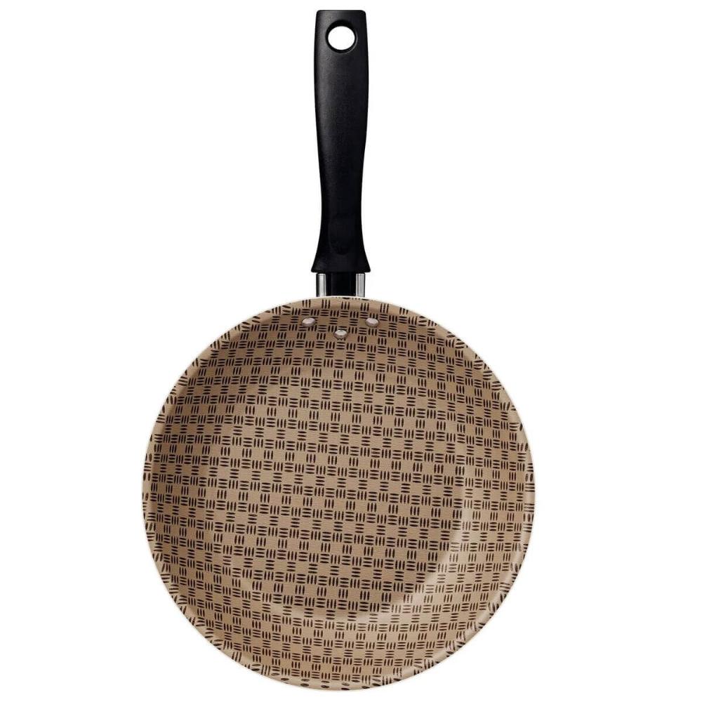 Frigideira Turim em Alumínio 24 cm 1,4L com Revestimento Interno e Externo em Antiaderente Starflon Max Vermelho