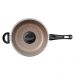 Frigideira Wok Antiaderente de Starflon com Tampa de Vidro 2