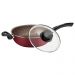 Frigideira Wok Antiaderente de Starflon com Tampa de Vidro 2