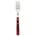 Garfo para Churrasco Jumbo Tramontina Talher Avulso Aço Inox Cabo Madeira Polywood Vermelho 
