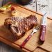 Garfo para Churrasco Jumbo Tramontina Talher Avulso Aço Inox Cabo Madeira Polywood Vermelho 