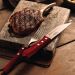 Garfo para Churrasco Jumbo Tramontina Talher Avulso Aço Inox Cabo Madeira Polywood Vermelho 