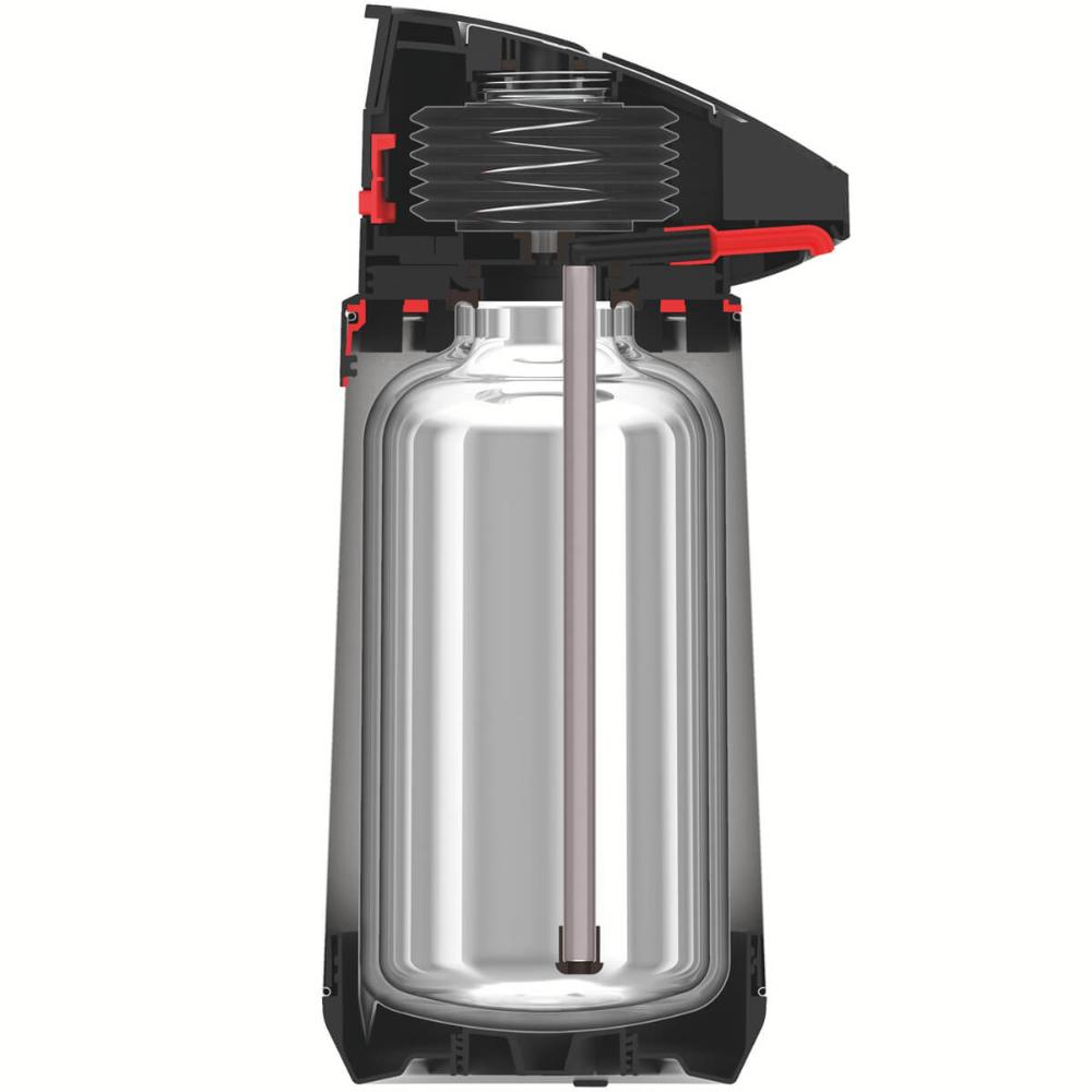 Garrafa Térmica Tramontina Exata Aço Inox Preto 1,2L para Ág