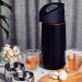 Garrafa Térmica Tramontina Exata Aço Inox Preto 1,2L para Ág