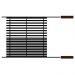 Grelha Tramontina 74x44cm Churrasco Black Grelhados Aço Carbono Nitrocarbonetado Durprotec