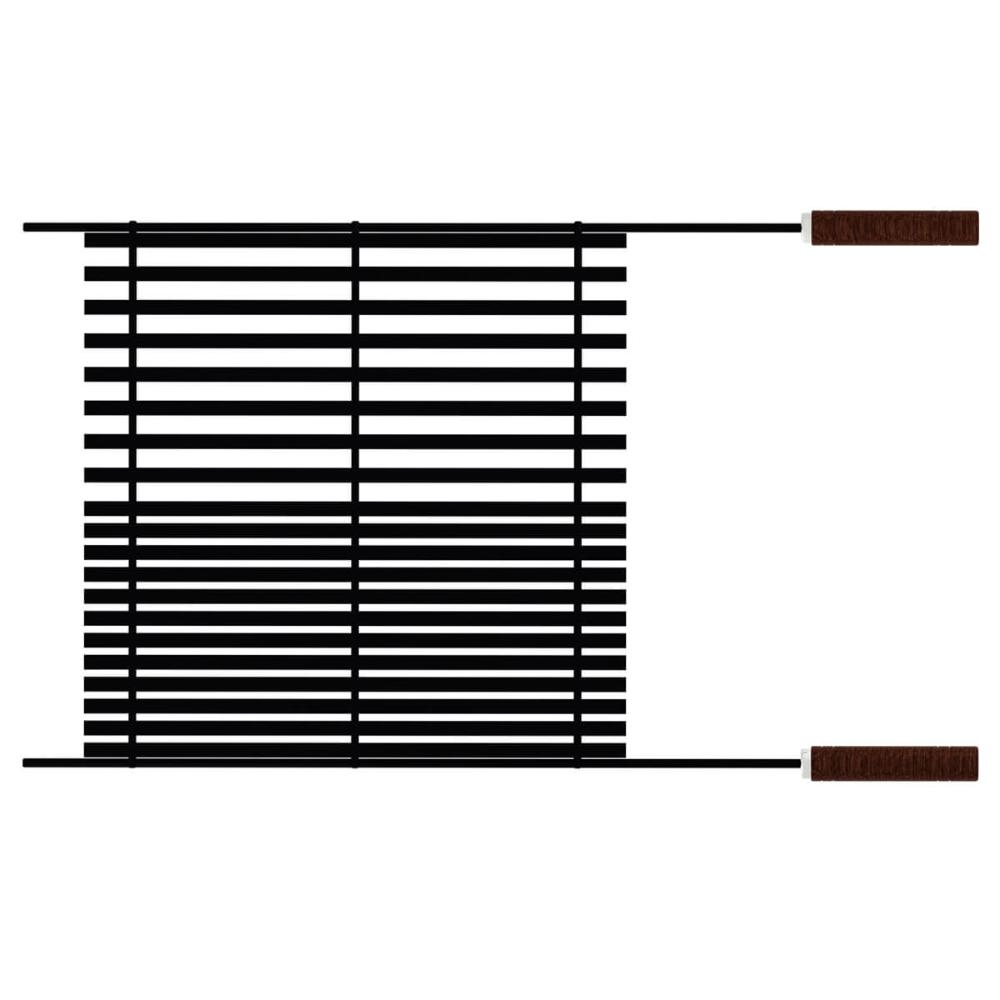 Grelha Tramontina 74x44cm Churrasco Black Grelhados Aço Carbono Nitrocarbonetado Durprotec