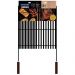 Grelha Tramontina 74x44cm Churrasco Black Grelhados Aço Carbono Nitrocarbonetado Durprotec