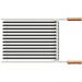 Grelha Tramontina Churrasco Grelhados Legumes 50x41cm Aço Inox Cabo de Madeira