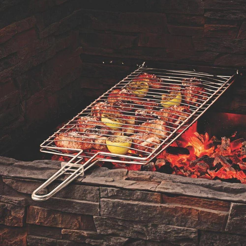 Grelha para Churrasqueira Churrasco Tramontina em Aço Inox 4