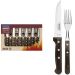 Jogo 12 Talheres Jumbo Tramontina Churrasco Lâminas Aço Inox