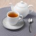 Jogo 6 Xícaras de Chá com Pires 200ml Porcelana Decorada Tramontina Floralis Mesa Posta