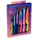 Jogo de Facas Tramontina Colorcut 6 peças Aço Inox Cabo Poli