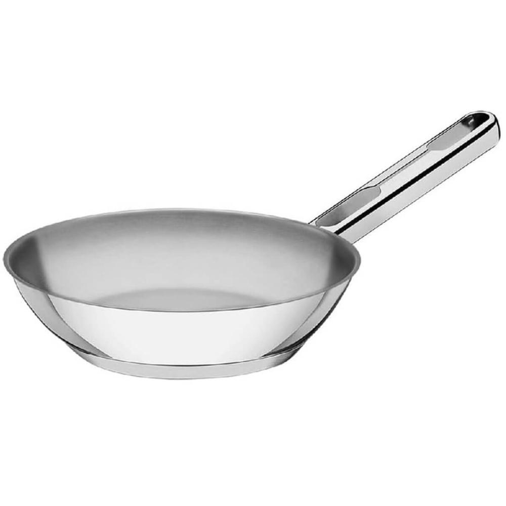 Jogo de Panelas 5 Peças Allegra em Aço Inox com Fundo Triplo e Tampas de Inox Tramontina