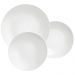 Jogo de Pratos 12 Peças Tramontina Porcelana Branco Sobremes