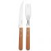 Jogo de Talheres Tramontina Churrasco 12 Peças Dynamic em Aço Inox e Madeira Natural