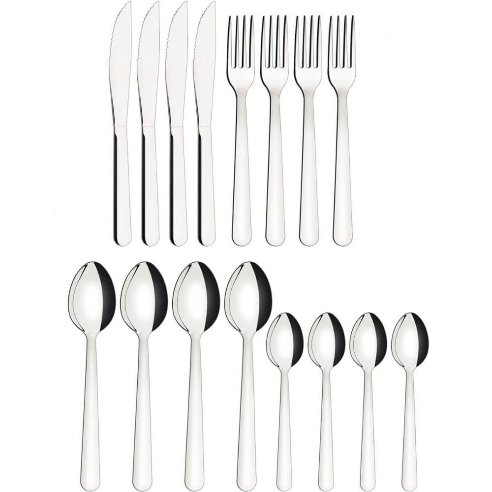 Jogo de Talheres Tramontina Faqueiro Inox Malibu 16 peças Co