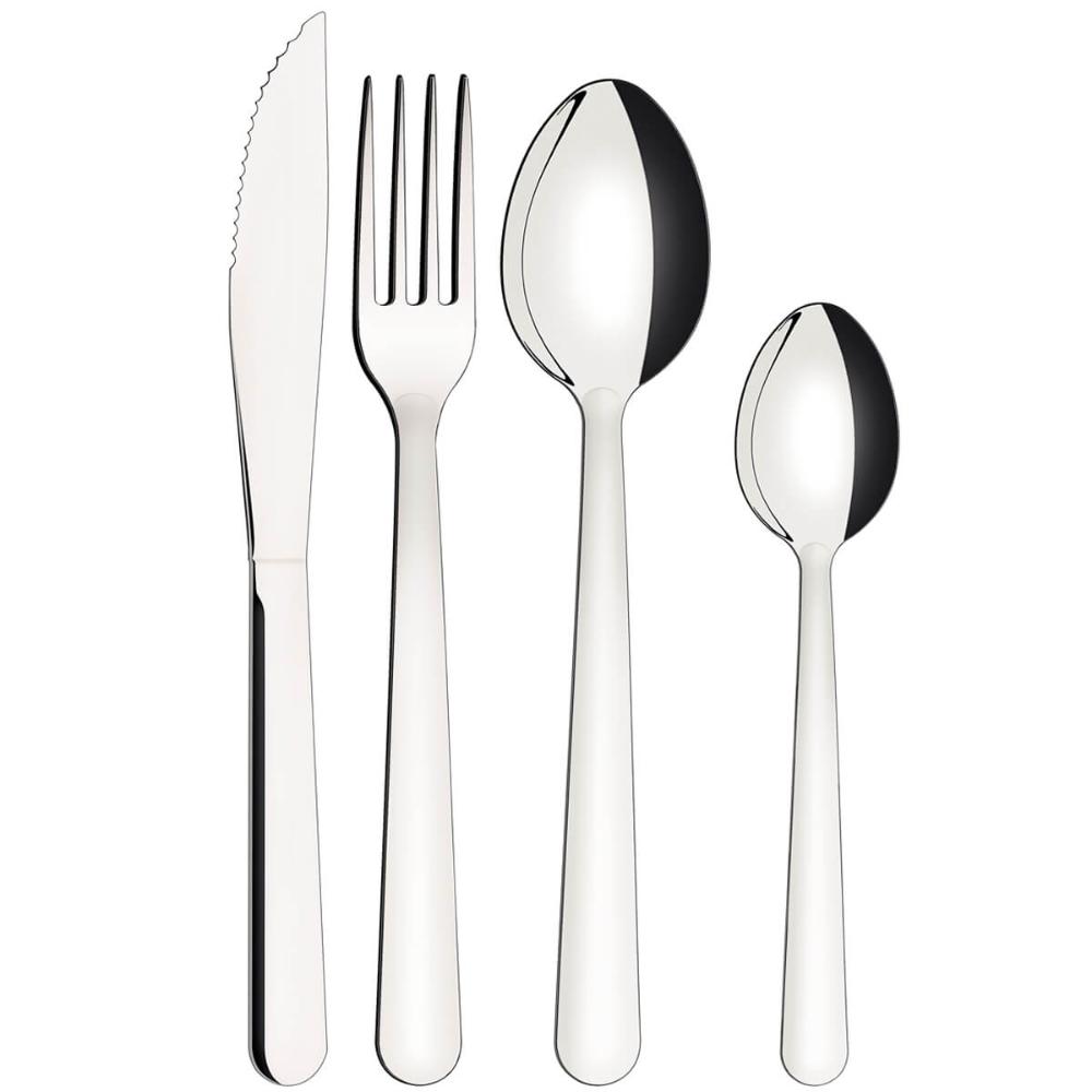 Jogo de Talheres Tramontina Faqueiro Inox Malibu 16 peças Co