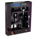 Jogo para Vinhos Tramontina Harmoniza Aço Inox Preto Saca Rolhas Tampa Corta Gotas