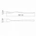 Kit 12 Colheres Bailarina 30cm Inox Coquetel Drink Gin Suco Bar Barman Tramontina Amazonas