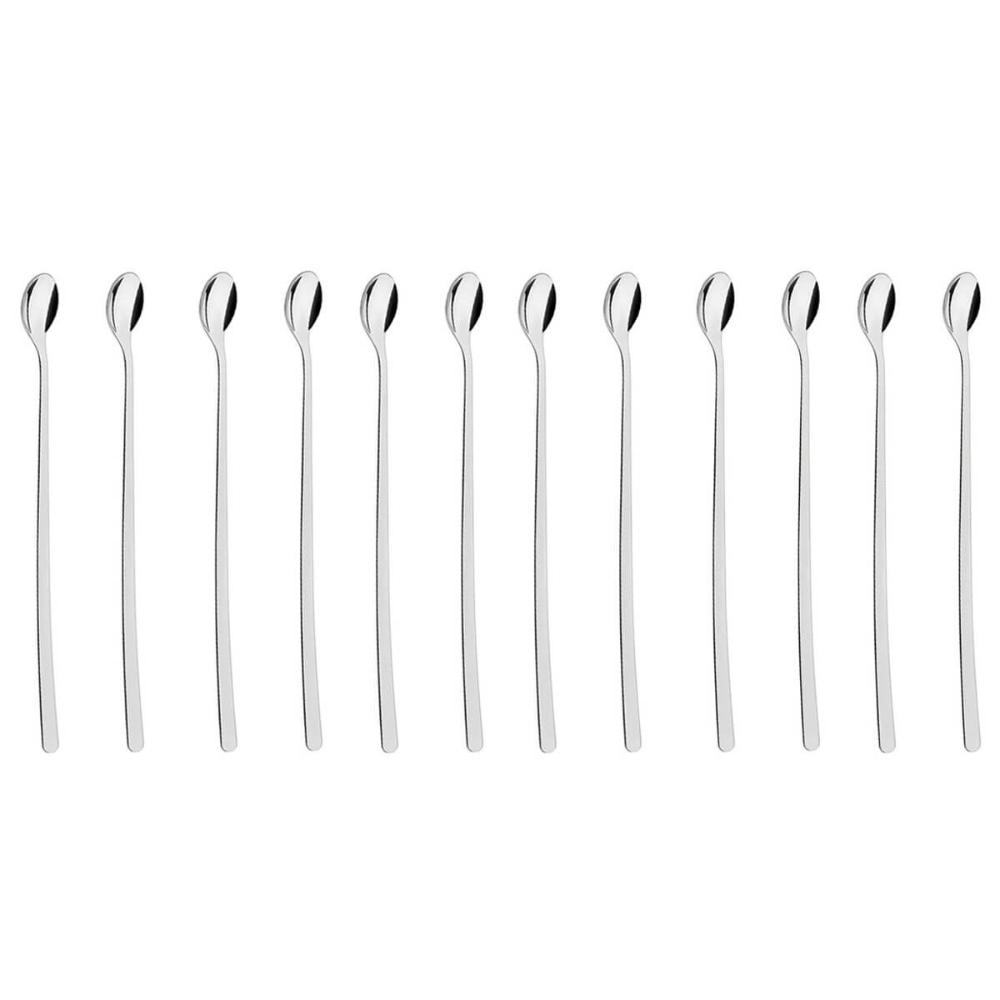Kit 12 Colheres Cabo Longo Bailarina Inox 30cm Tramontina pa