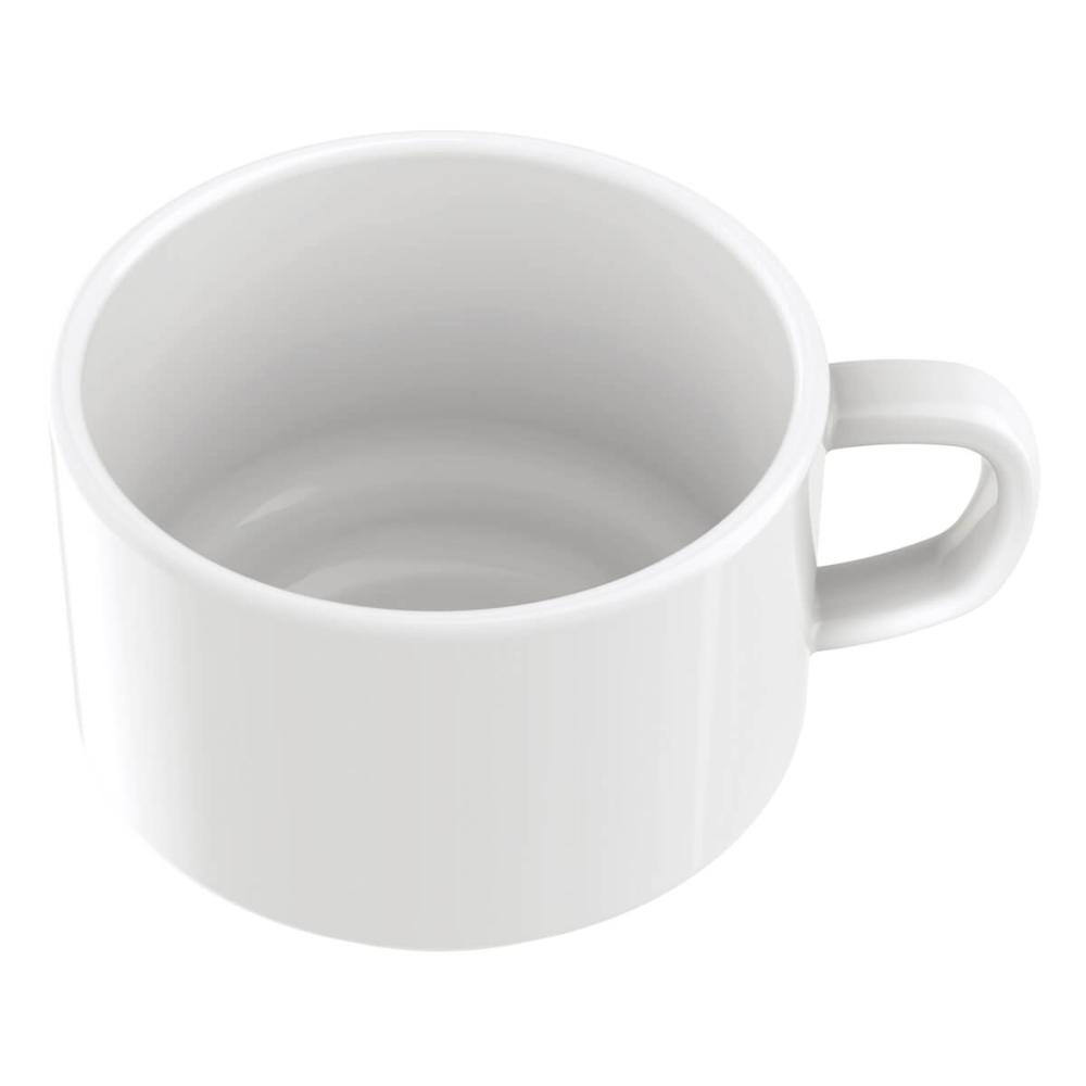 Kit 12 Peças Conjunto Xícaras de Chá com Pires em Porcelana
