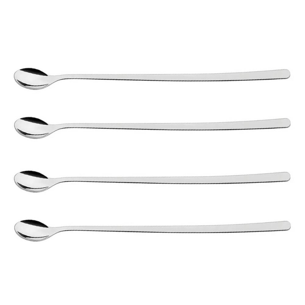 Kit 4 Colheres Bailarina Inox Para Drinks Gin Coquetel Suco