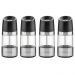 Kit 4 Moedor Sal Grosso Pimenta Tramontina Manual Inox Espec