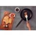 Kit 5 Pegadores Inox 30cm Tramontina Utilitá Cabo Emborrachado Cinza Carne Legumes
