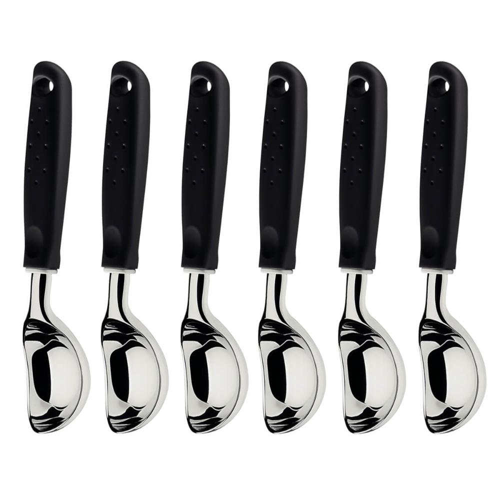 Kit 6 Conchas de Servir Sorvete Tramontina Utilitá Pegador S