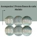 Kit 6 Pratos Rasos Tramontina Churrasco Stone Porcelana 28cm Temático BBQ Steak