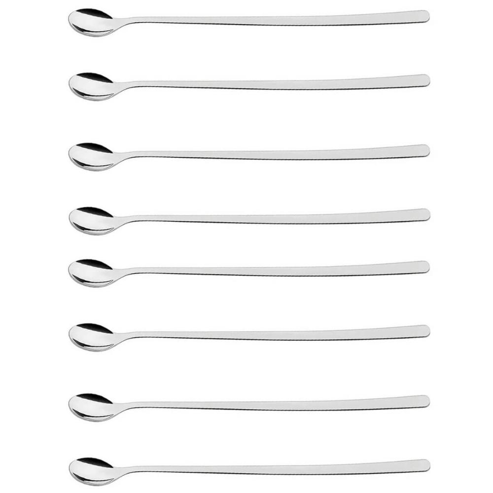 Kit 8 Colheres Bailarinas Para Drinks Sucos Coquetéis  30cm
