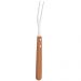 Kit Churrasco Tramontina Faca Chef 8' Garfo Trinchante Tábua Madeira Natural Aço Inox 3pçs