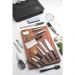 Kit Facas para Chefs Tramontina Century com Lâminas em Aço Inox e Maleta 20 Peças
