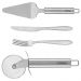 Kit Para Pizza em Aço Inox 12 Talheres 1 Espátula e 1 Cortad