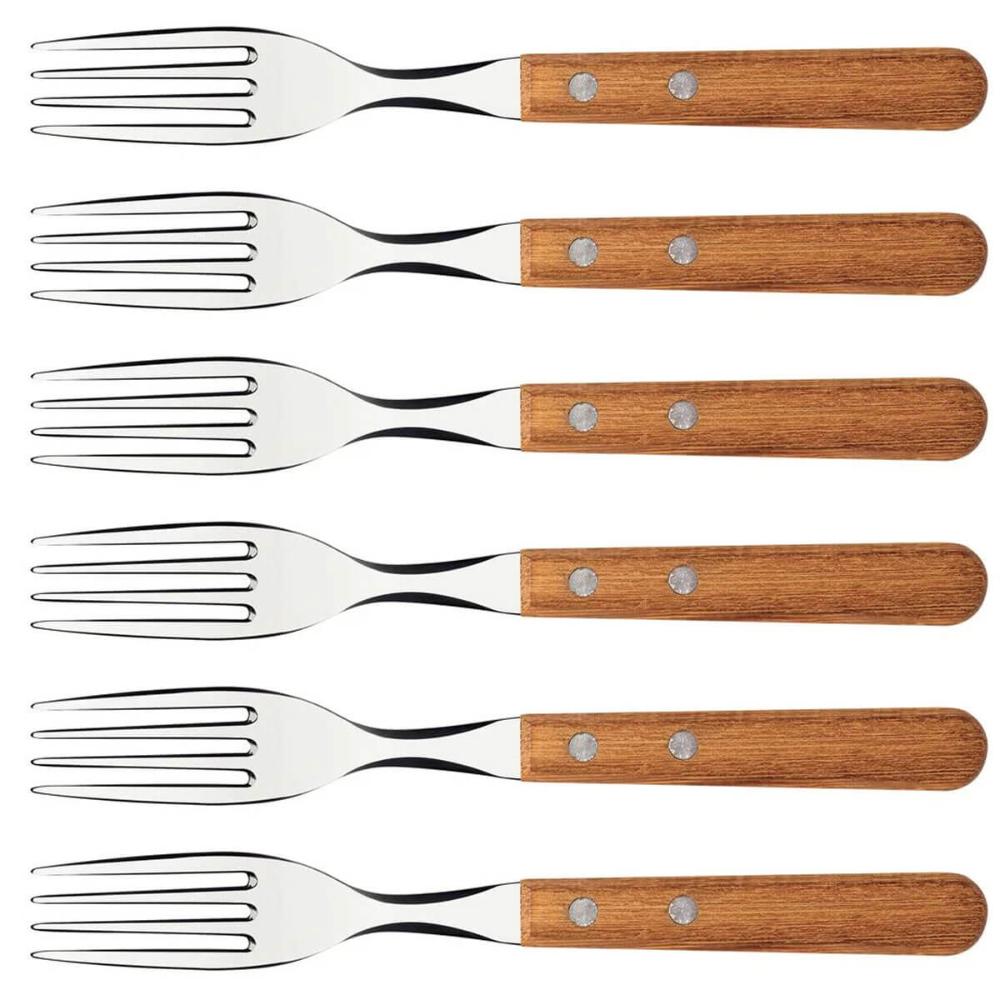 Kit para Churrasco Tramontina em Aço Inox Faca Pegador e Garfo Trinchante 15 Peças
