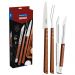 Kit para Churrasco Tramontina em Aço Inox e Madeira Faca Peg