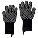 Luvas para Churrasco Tramontina Black em Silicone e Poliéster Grelha Forno Churrasqueira