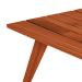 Mesa de Centro para Área Externa Quadrada Toscana Marrom 80 cm