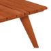 Mesa de Centro para Área Externa Quadrada Toscana Marrom 80 cm
